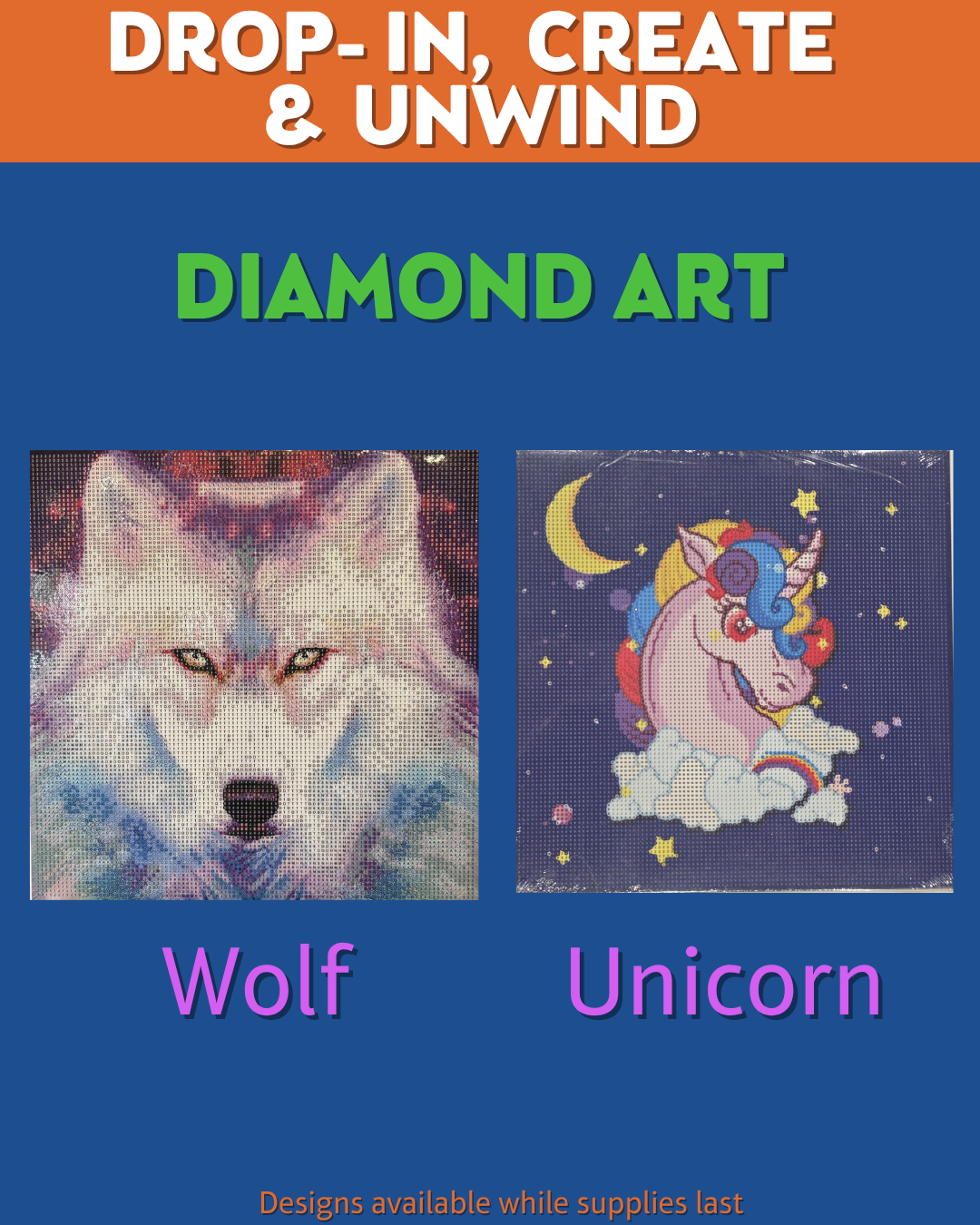 Drop In, Create & Unwind (self guided)